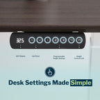 Vari ComfortEdge 80x60 L-Shape Electric Standing Desk – Height Adjustable Sit-Stand VariDesk for Corner Office with Reversible Left/Right Design + Espresso Top/Slate Legs (Ships in 3 Boxes)