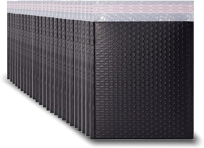 Shipping Bubble Mailers MEIANJU Padded Poly Mailer Envelopes L13xW10 inch by MEIANJU