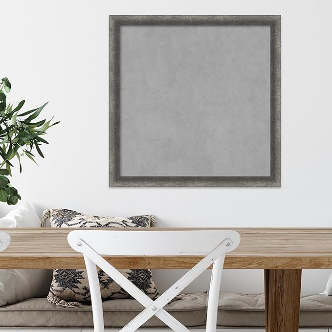 Amanti Art Grey Framed Magnetic Board 22x22 Medium Vision Board - Image 6