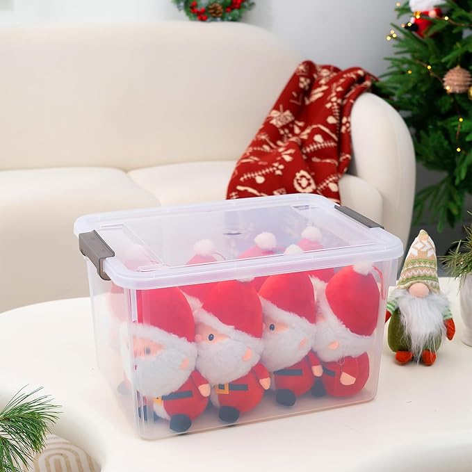 Citylife 32 QT Plastic Storage Bins - Image 3