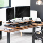 VIVO 36 inch Desk Converter, K Series, Height Adjustable Sit to Stand Riser - Image 8