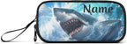 BOENLE Custom Shark Blue Ocean Wave Pencil Case Box Boys Girls Personalized - Image 8