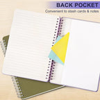 ABERLLS Purple Lined Spiral Journal Notebook - Image 5