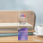 EGD Personalized Acrylic Trophy Award With Logo | Custom Corporate Recognition Gift for Employee Appreciation, Business Events and Staff Milestones | Wide 3.5" x 10" Height (G. 1/2" Thick Award)