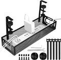 Under Desk Cable Management Tray, Cable Management Under Desk No Drill by Unknown