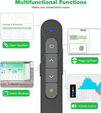 Green Wireless Presenter Remote Presentation Clicker - Image 4