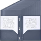 Lincia 100 Pcs Plastic Folders by Lincia