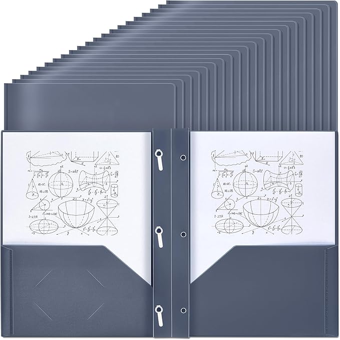 Lincia 100 Pcs Plastic Folders by Lincia