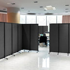 Upgrade Version Room Partition and Divider, Freestanding Rolling Dividers - Image 6