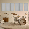 6 PCS Acoustic Panels, Large Soundproof Wall Panels, Professional Fiberglass