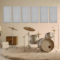 6 PCS Acoustic Panels, Large Soundproof Wall Panels, Professional Fiberglass by Lakexus