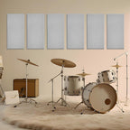 6 PCS Acoustic Panels, Large Soundproof Wall Panels, Professional Fiberglass by Lakexus