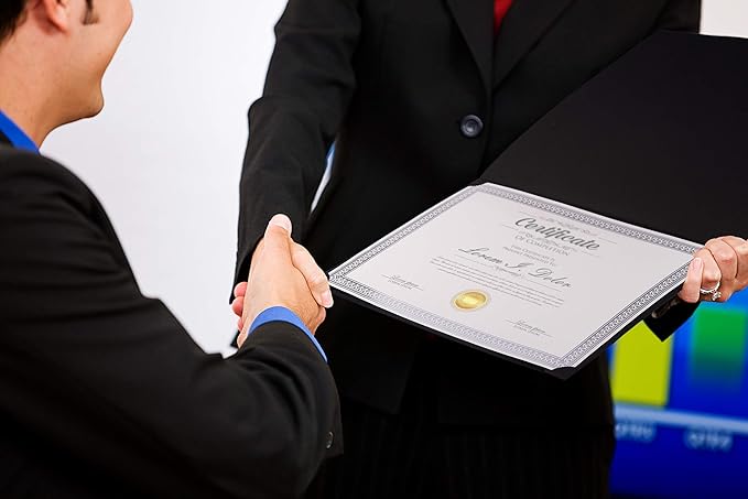 Certificate Holders, Certificate Folders, 9 x 11.5 Inches - Image 3