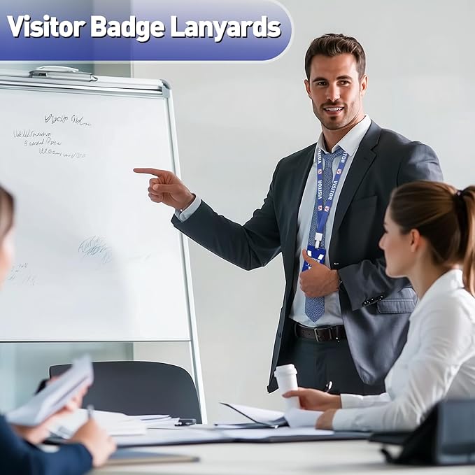 Visitor Badge Lanyards Volunteer Badge Holder - Image 8