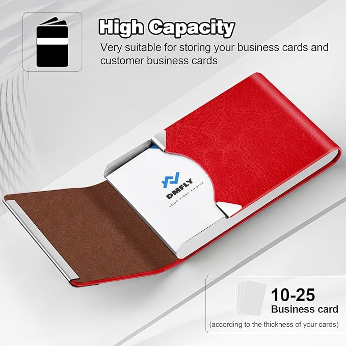 Business Card Holder for Women or Men, Business Card Case - Image 3