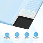 Ospelelf Ergonomic Mouse Pad and Keyboard Stand Wrist Rest Set, Memory Foam - Image 4