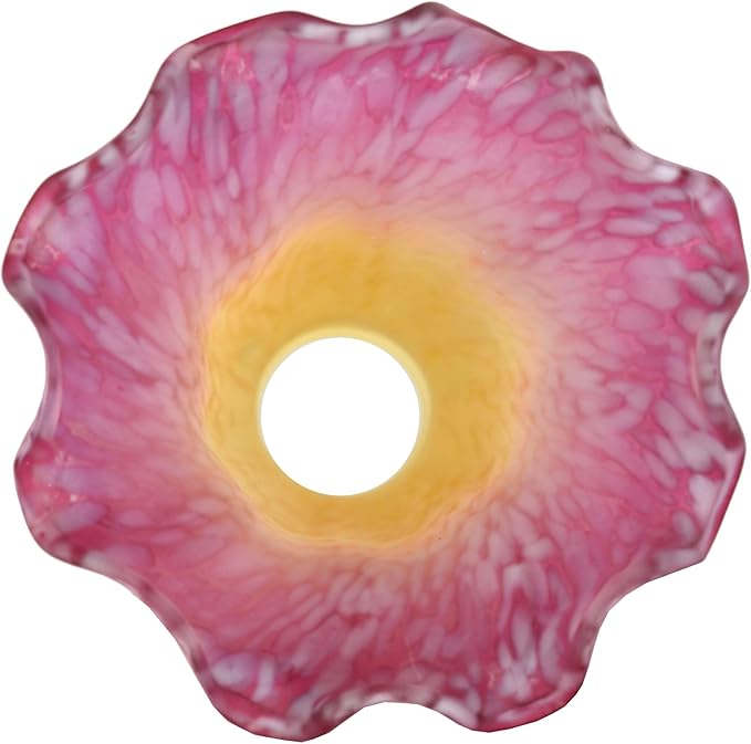 Bieye LS13S Lily Flower Blown Glass Lampshade - Image 3