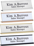 Personalized Office Name Plates Aluminum Hot Printing Custom Office Wall or - Image 2