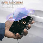 BWEGRHE Slim Credit Card Holder, Aluminum Minimalist Hard Case Pocket-Sized - Image 3