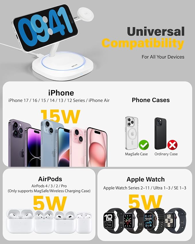 3 in 1 Magnetic Wireless Charger - Image 4