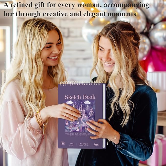 Purple Sketch Book for Women - Image 8