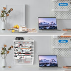 KZWKRG 6 Tier Wall File Organizer Hanging Vertical File Organizer, Wall Mounted - Image 5