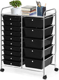 GLACER 15 Drawers Rolling Cart, Storage Cart by GLACERGrowupinhappiness