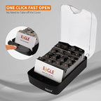 Eagle Business Card Box, Push-Button, Storage up to 350 Cards - Image 3