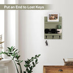 Lucundm Key Holder Wall Mount, Mail Shelf Decor - Image 5