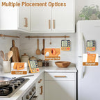 FCXJTU Digital Dual Triple Kitchen Timer, 3-Channel Magnetic Countdown Timer - Image 4