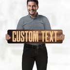 Custom Sign, Custom Street Sign, 11 Font Colors, 13 Font Styles, 4 Hole Options - Image 2