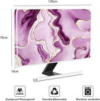 Baocicco Violet Gold Marble Waterproof Weatherproof and Dust-Proof TV Screen - Image 2