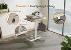 YDN Mobile Mobile Standing Desk, Adjustable Height Portable Laptop Desk - Image 4