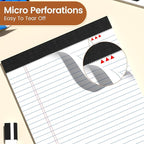Legal Pads 8.5 X11, Narrow Ruled Notepads, 24 Pack, 50 Sheet/Pad, Tear Off - Image 4