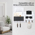 Lwenki Mail and Key Holder – Wall Mount Key Hanger - Image 2