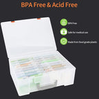 Photo Storage Box 4x6, 18 Inner Extra Large Organizer Acid-Free Photo Keeper - Image 3