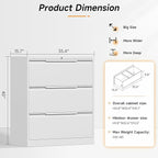 Bestoo 3-Drawer File Cabinet - Image 3