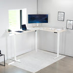 VIVO Electric Corner 75 x 63 inch L-Shaped Standing Desk, Memory Height - Image 7