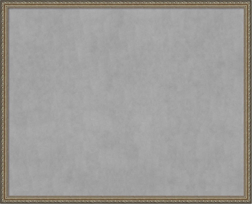 Amanti Art Silver Framed Magnetic Board 34x42 X-Large Vision Board