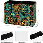 Famame Aztec Colorful Pattern Pencil Holder - Image 3