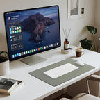 Jotsome Leather Desk Pad Mat, Non-Slip Desk Blotter Pad - Image 4