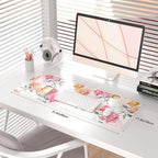 QIYI Floral Mouse Pad, Watercolor Flowers Desk Mat - Image 2
