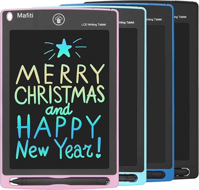 LCD Writing Tablet 8.5 Inch 4 Pack Electronic Writing Drawing Pads Doodle Board by Mafiti