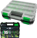 Tools Organizer Box Small Parts Storage Box 50-Compartment Double Side Hardware by BUSY-CORNER