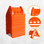 ENJ 40 Pack Flatbed Edge Protector,Cargo Protects Edges | Edge Corner Tie Down Protector for Up to 4 Inch Straps, Flatbed Accessories Plastic Protector