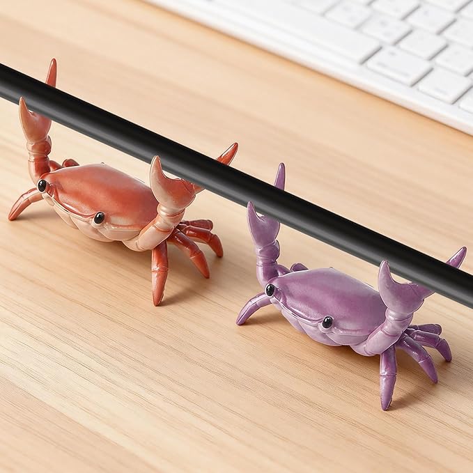 4PCS Desk Crab Pen Holder, Creative Crab Pen Holder, New Cute Crab-Shaped Pen - Image 3