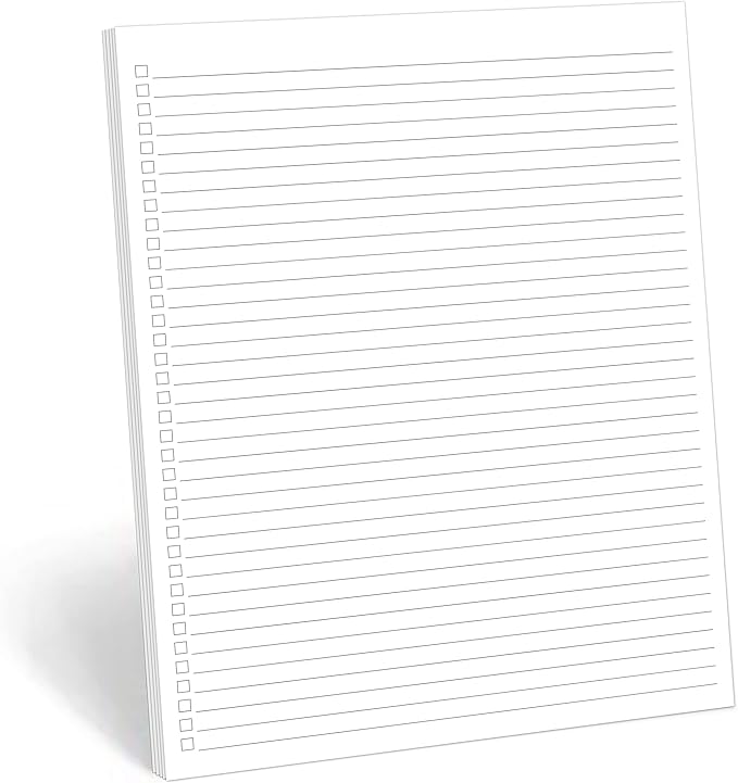 321Done Checklist To Do List Notepad by 321Done