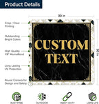 Custom Sign, Custom Street Sign, 11 Font Colors, 13 Font Styles, 4 Hole Options - Image 6