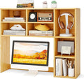 Tangkula Desktop Bookshelf, 3-Tier Desk Display Rack Organizer by TANGKULA