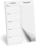 321Done Meal Planning Notepad, Made in USA, M-F Weekly Menu Planner & Grocery by 321Done